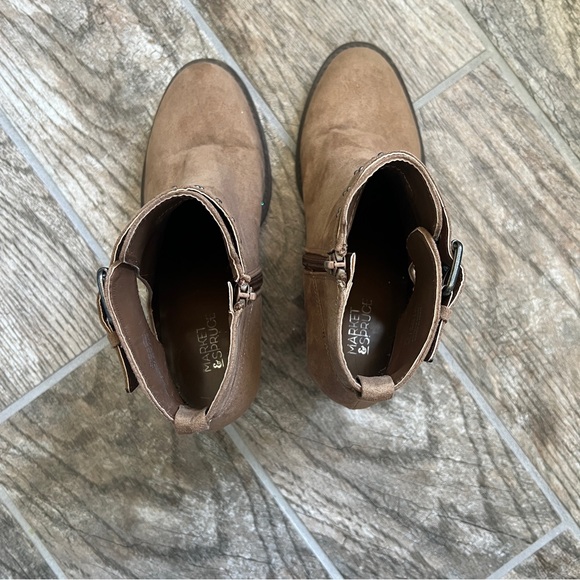 Market & Spruce Ohara Studded Ankle Booties, Brown, Women’s Size 7 US - Picture 2 of 7